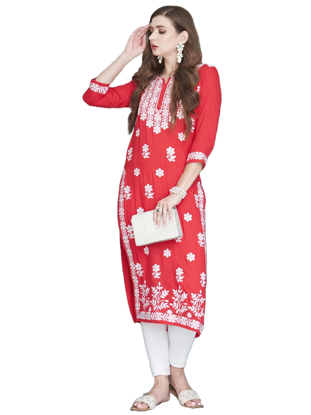 ANNI DESIGNER Cotton Blend Women Regular Kurti