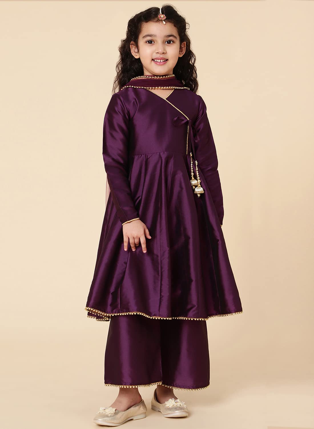 A.T.U.N. Girls Anarkali Palazzo Set