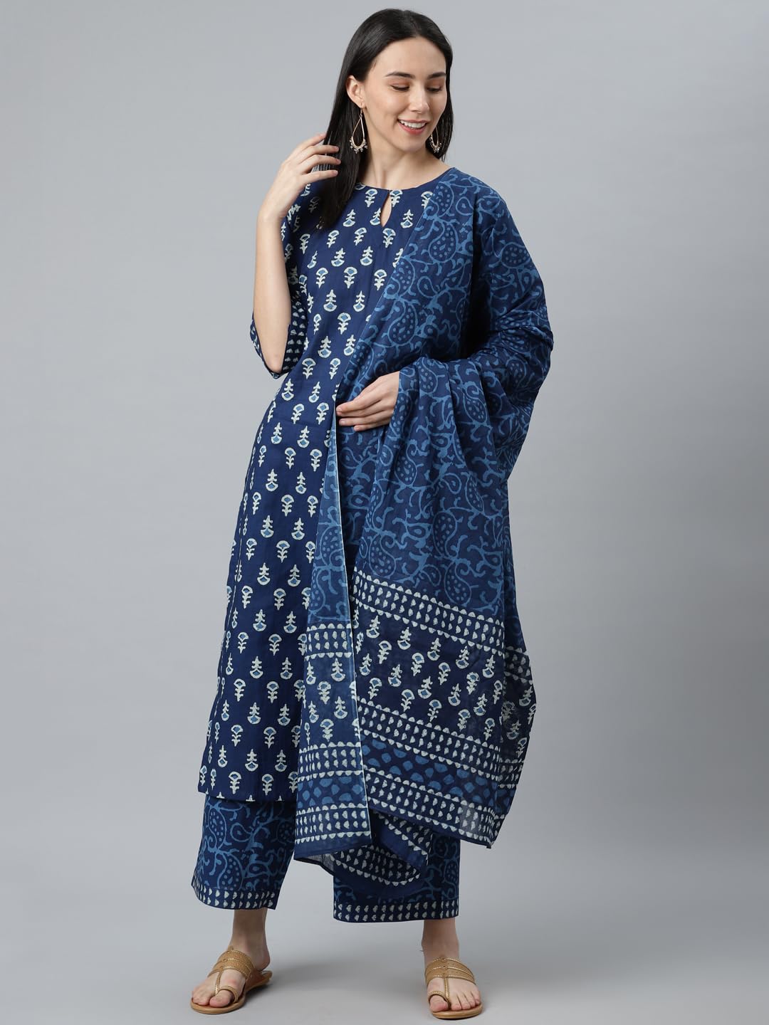 Libas WomenS Cotton Kurta Sets (20158Oh
