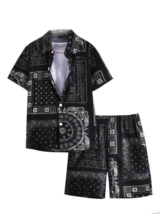 Leriya Fashion Night Dress for Men || Rayon Multi Printed Night Dress for Women || Summer & Beach Wear for Men || Sleepwear Paja