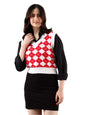 Kotty WomenS Trendy Sleeveless Sweater Vests  Perfect For Layering And Smart-Casual Outfits(Multicolored,M)