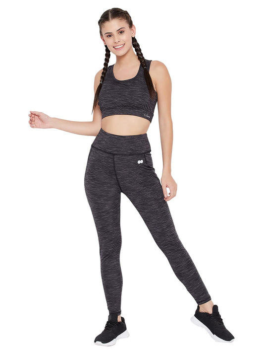 Clovia WomenS Activewear Ankle Length Sports Tights (Ab0042K13_Black_Xl)