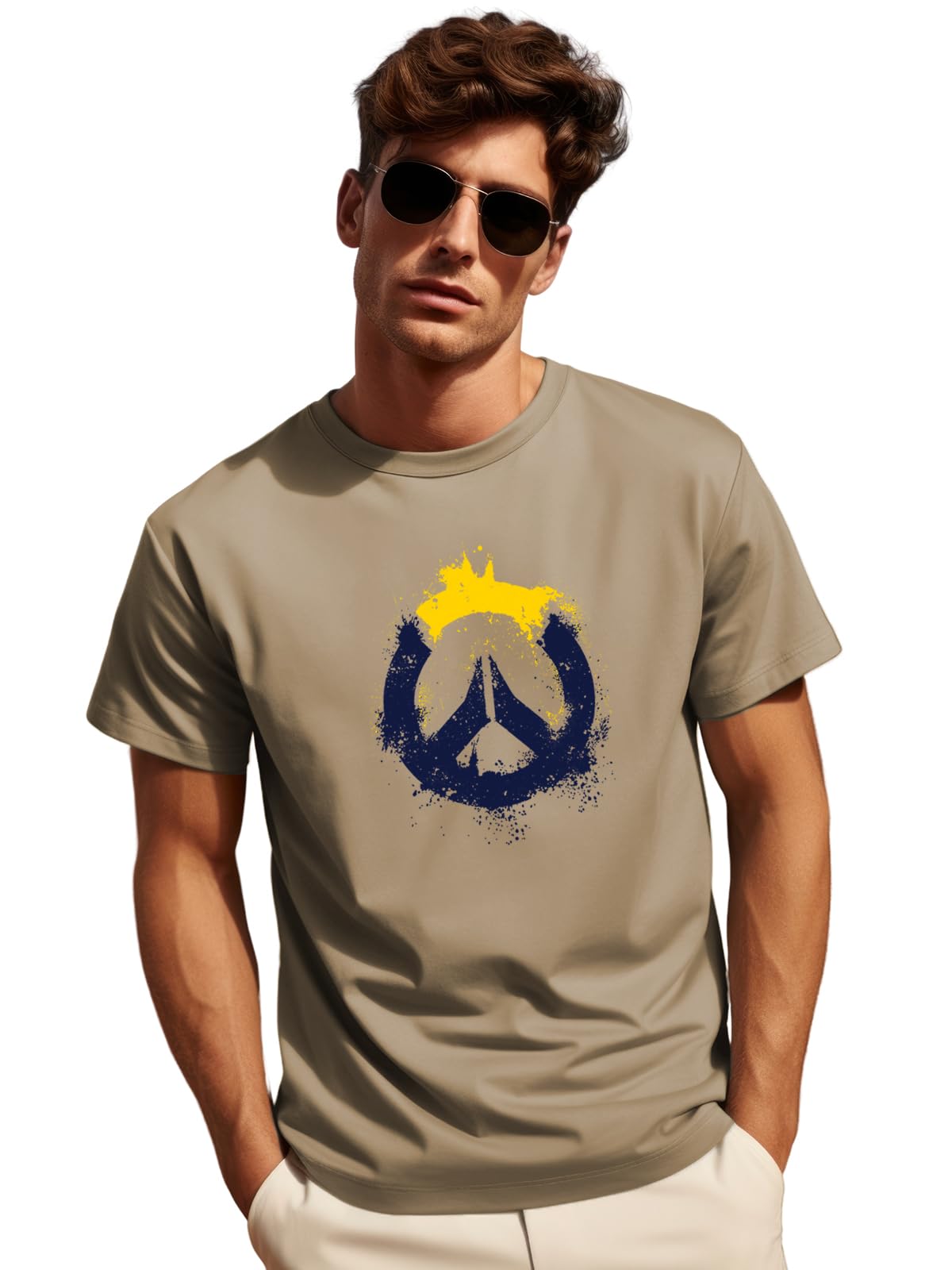 ADRO Mens Printed T-Shirt for Men | R22-M-PC-BE