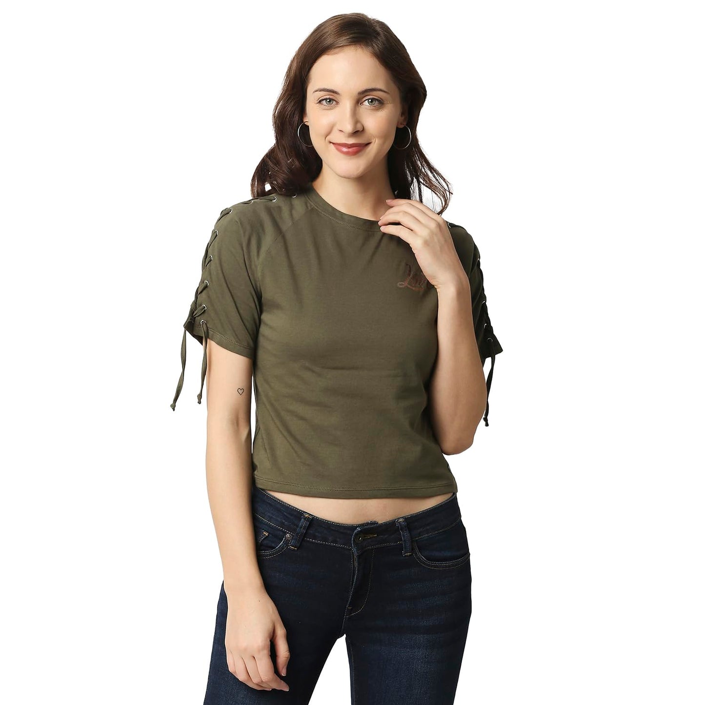 Pepe Jeans WomenS Western T-Shirt (Pl505269_Green S)
