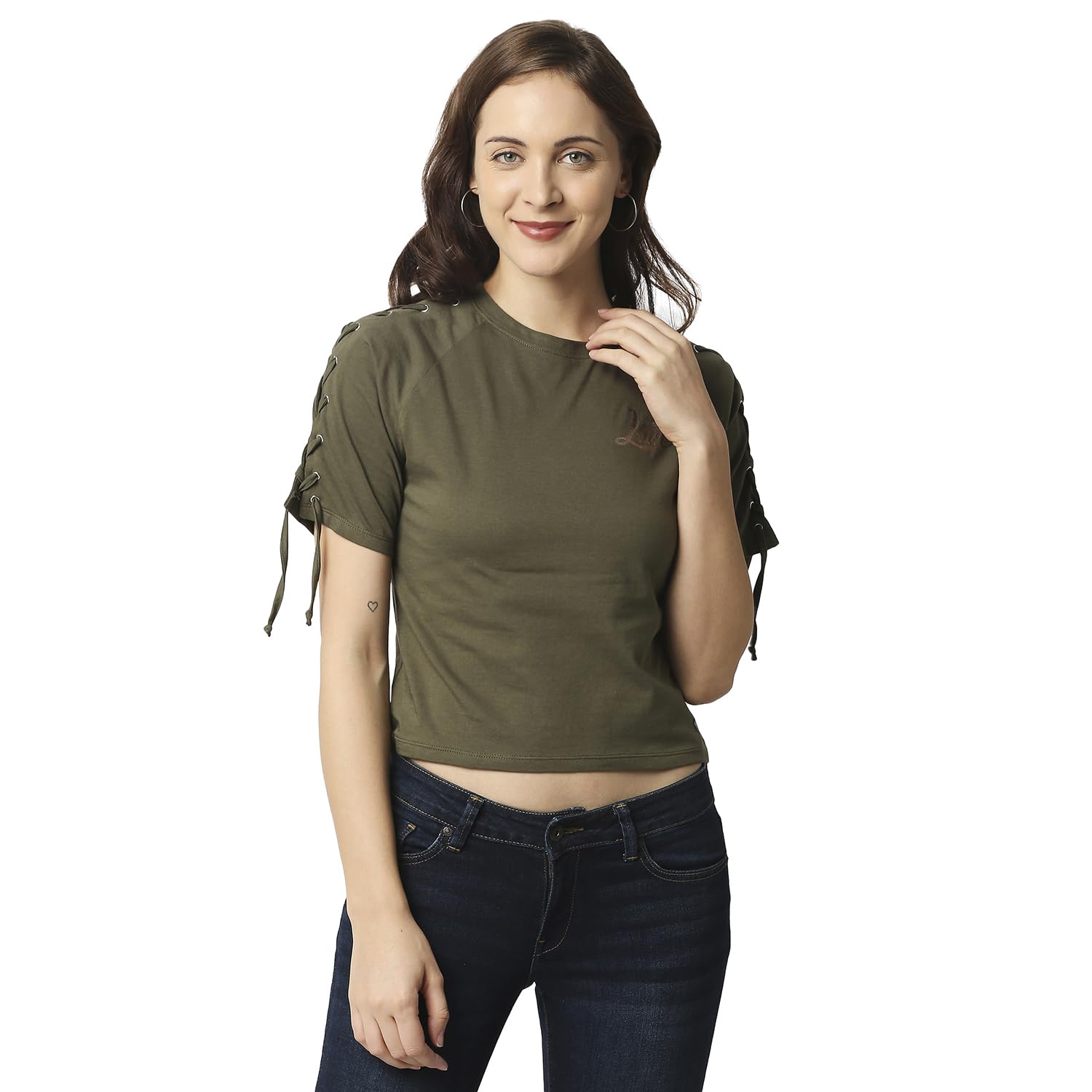 Pepe Jeans WomenS Western T-Shirt (Pl505269_Green S)