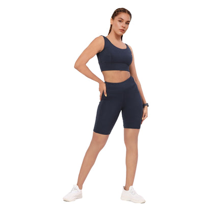 Enamor Womens Skinny Leggings (A703_Navy