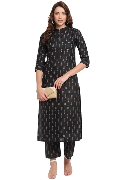 ANNI DESIGNER Women's Cotton Printed Kurta with Palazzo