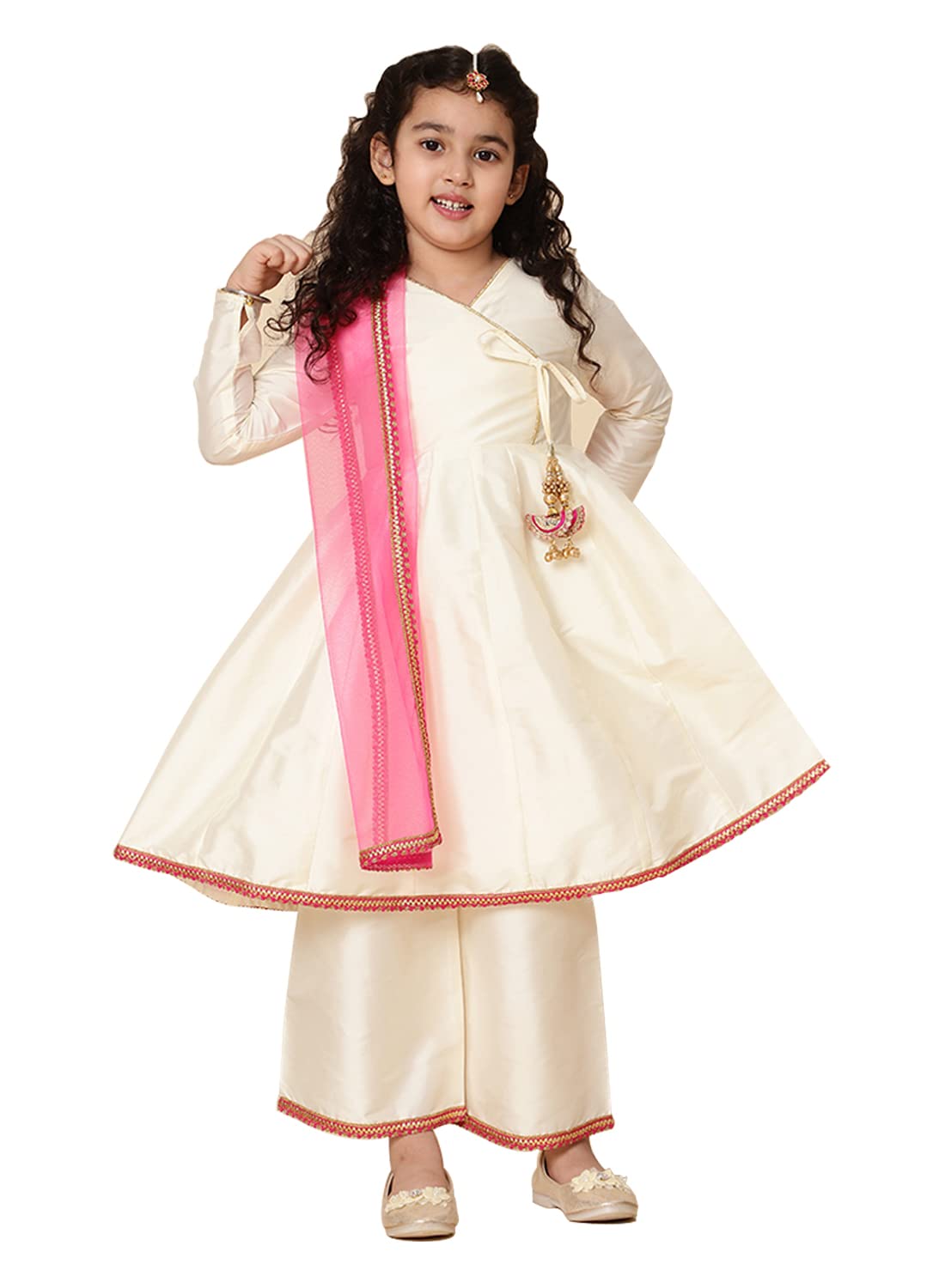 A.T.U.N. (All Things Uber Nice) A.T.U.N. Girls Anarkali Palazzo Set