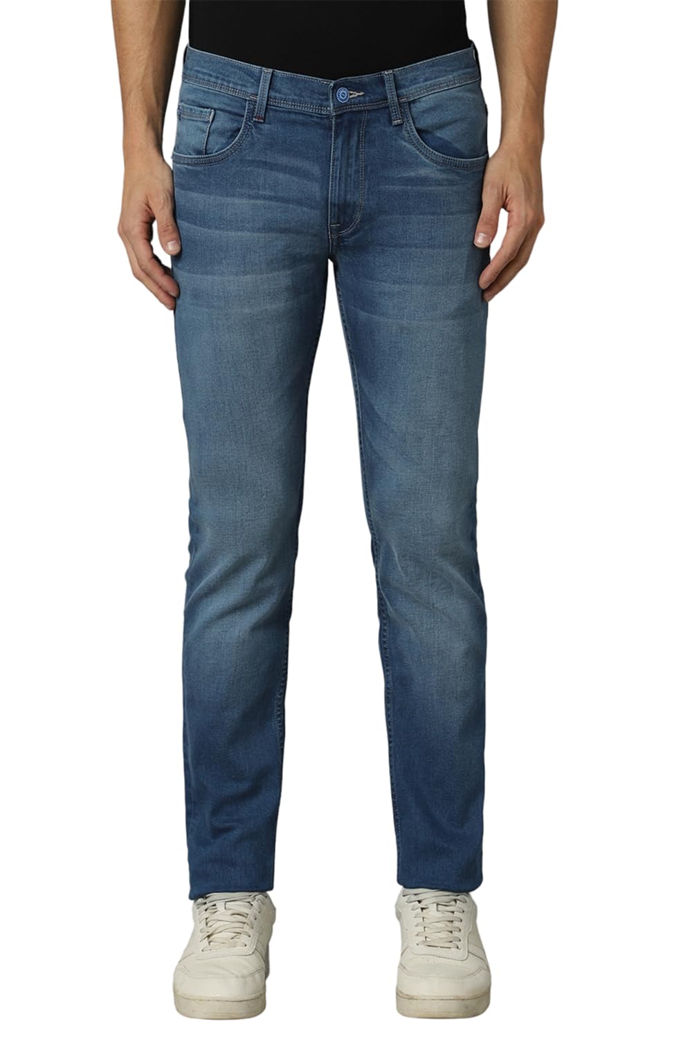 Allen Solly Men Skinny Fit Solid Jeans