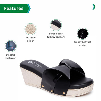 Ortho Joy Fancy Doctor Slippers || Comfortable Wedges Sandals For Women Stylish
