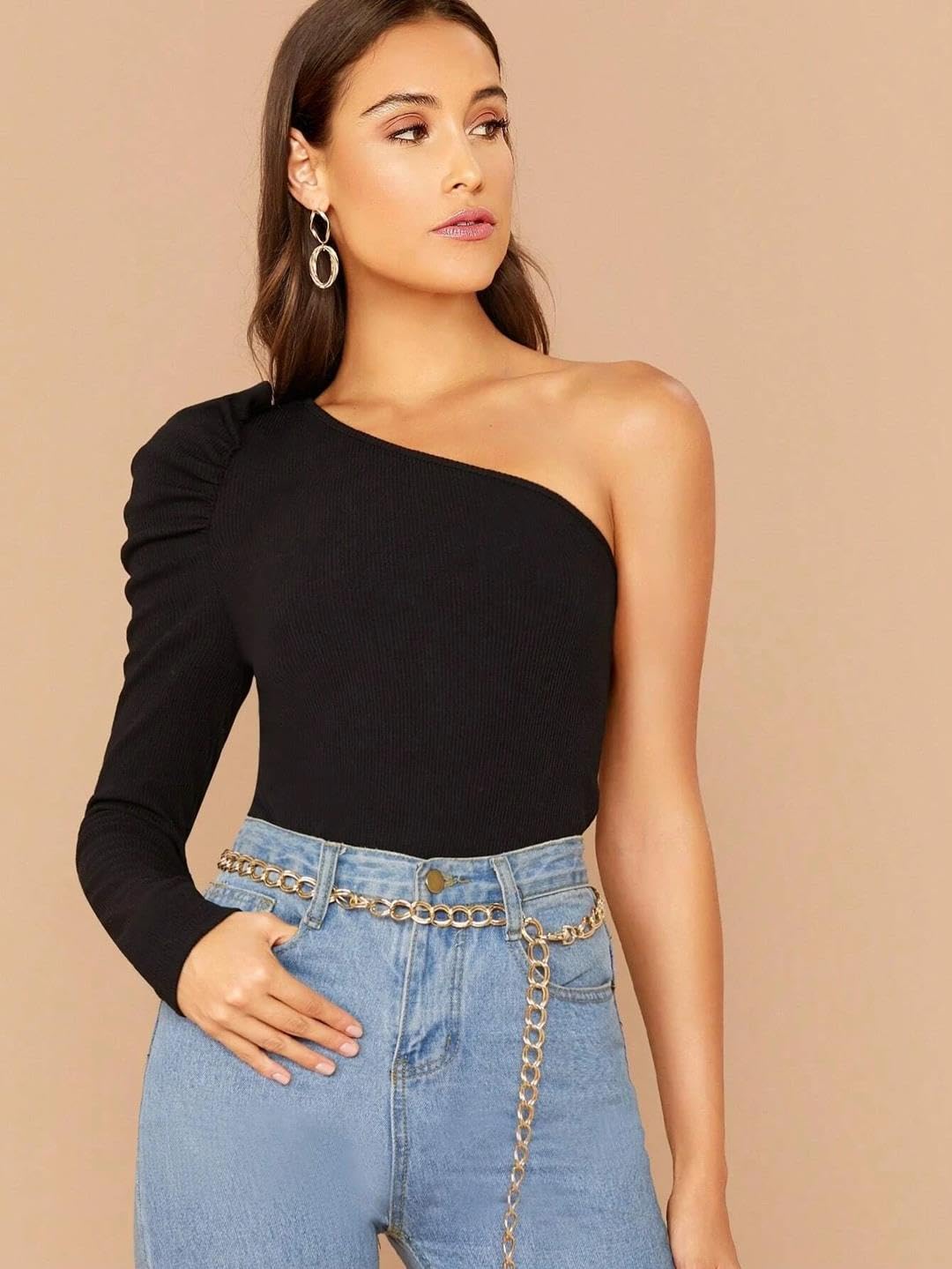 Kotty Womens Regular Fit Full Sleeves Solid Top