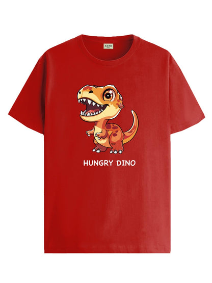 ADRO T Shirts for Boys & Girls || Dinosaur Printed T-Shirt || Ages 3-14 || 100% Cotton Round Neck Tshirt for Boys & Girls||KRN-D