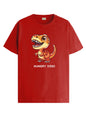 ADRO T Shirts for Boys & Girls || Dinosaur Printed T-Shirt || Ages 3-14 || 100% Cotton Round Neck Tshirt for Boys & Girls||KRN-D