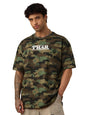 The Souled Store Thar: Off-Road Men and Boys Short Sleeves Round Neck Graphic Printed Camouflage Oversized T-Shirt