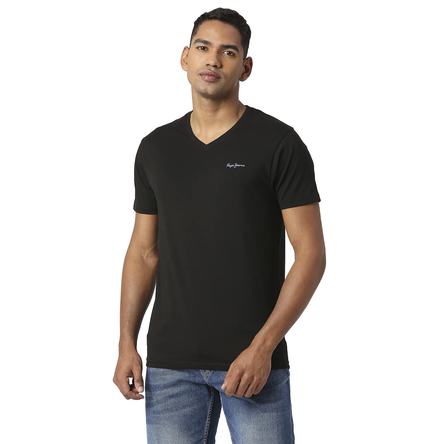 Pepe Jeans Roy Stretch Tee, Black, M