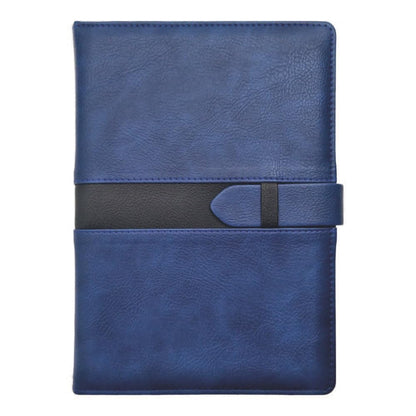 Anupam Posh A5 Ruled Journal Notebook 192 Pages 80Gsm Lined Notebook Leather Textured Pu Cover Sliding Loop Closure With Pen Loo