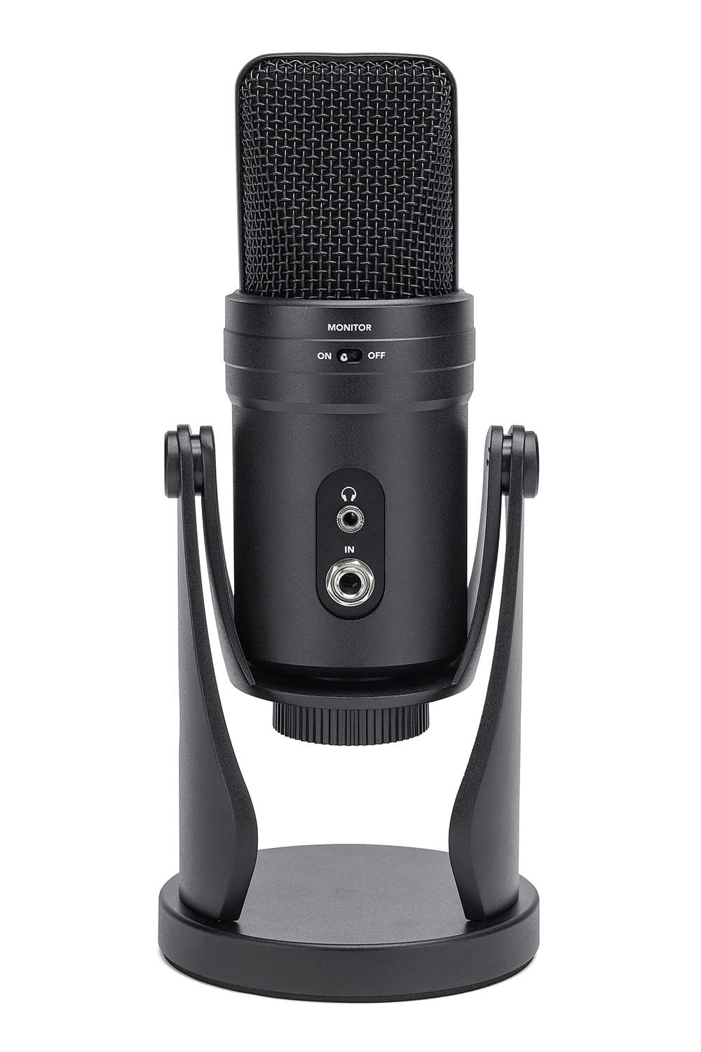 Samson G-Track Pro USB Condenser Microphone, Black, Zinc Material, Professional Audio Interface