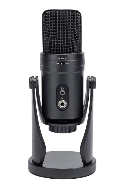 Samson G-Track Pro USB Condenser Microphone, Black, Zinc Material, Professional Audio Interface