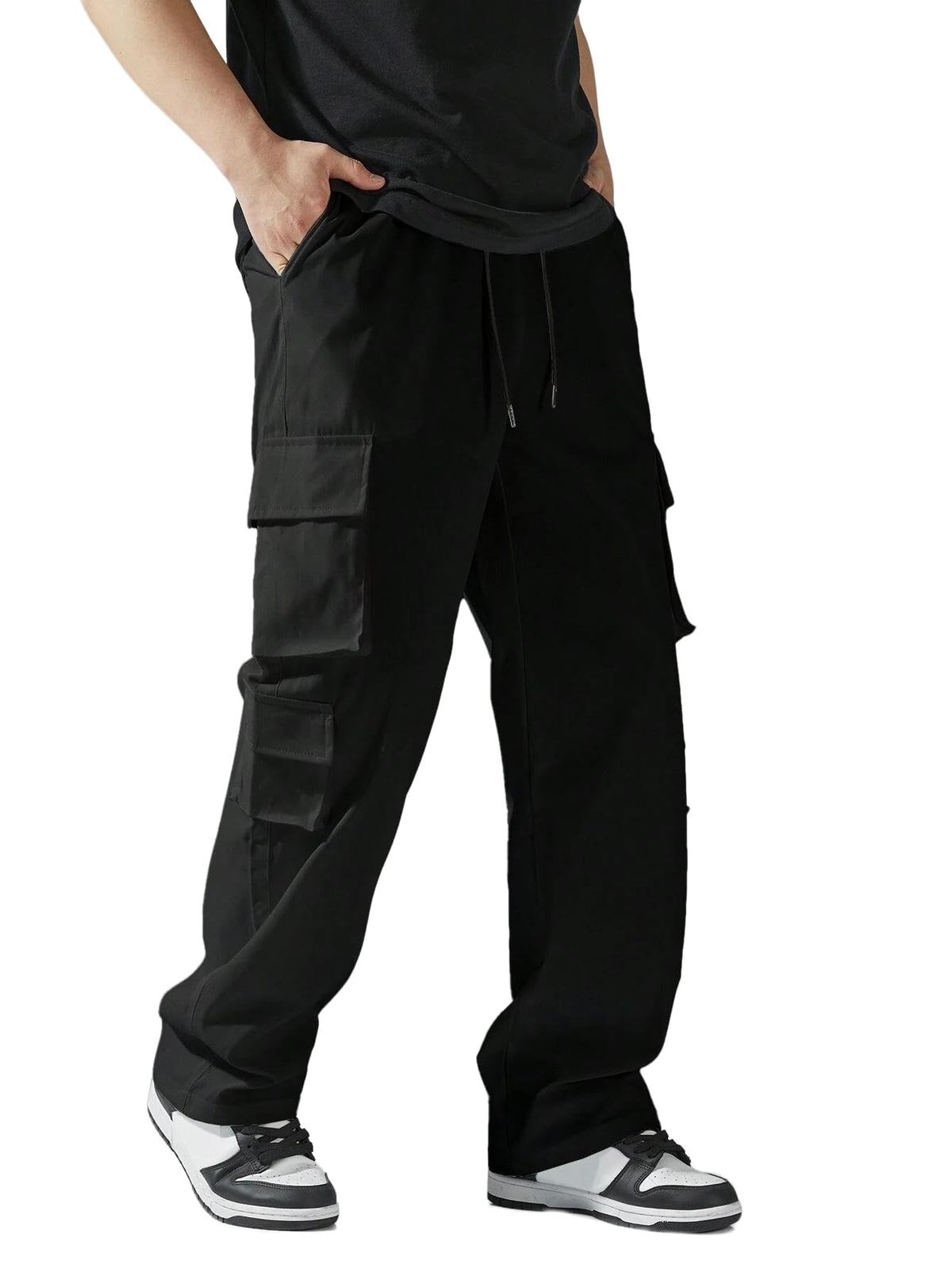 IndoPrimo Men Cargo || Men Cargo Pants || Men Cargo Pants Cotton || Cargos for Men || Men Cargo Trouser (in, Alpha, 2XL, Regular