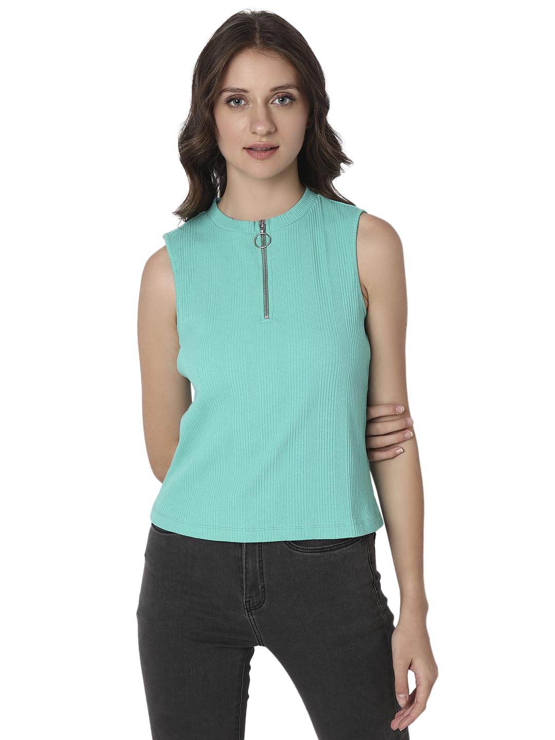 Vero Moda Regular Top (10298414_Mint Leaf_Xl)