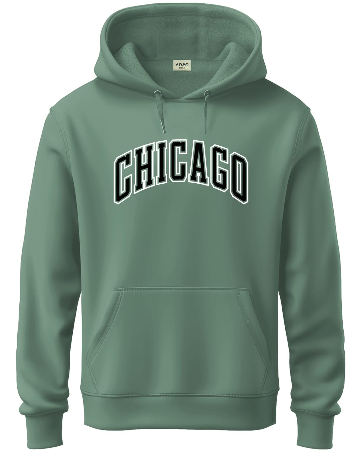 ADRO Men's Cotton Neck Hooded Sweatshirt (H24-CAGO)