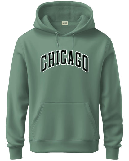 ADRO Men's Cotton Neck Hooded Sweatshirt (H24-CAGO)