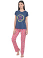 Lyra 701 Premium Cotton Printed Night Suit For Women
