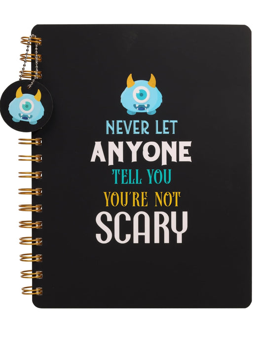 Doodle Hardbound Spiral Notebook Diary With Bookmark Dangler And 100+ Stickers | B5 | 160 Undated Ruled Pages | 80 Gsm Acid Free