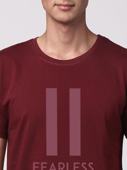 ADRO Mens Fearless Printed Cotton T-Shirt_RN24-L2-FRLS-MR