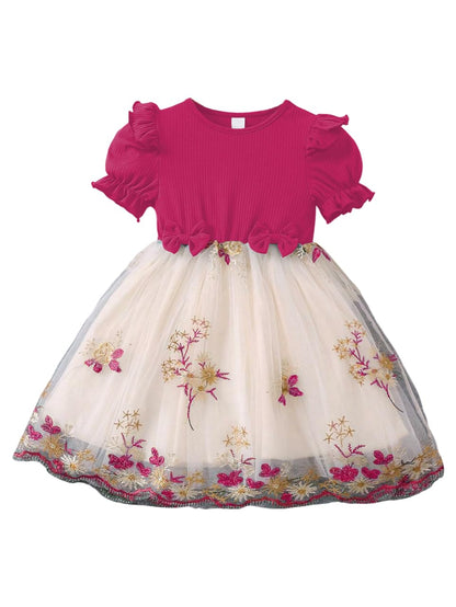 TAGAS Girls Princess Dress | Girl Dress |Dresses birthdaydress for Babygirls |