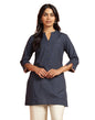 Fabindia Indigo Cotton Short Kurta