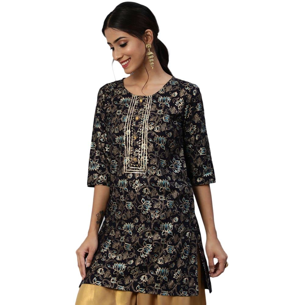 anubhutee Women Viscose Regular Ethnic Motifs Printed Kurti