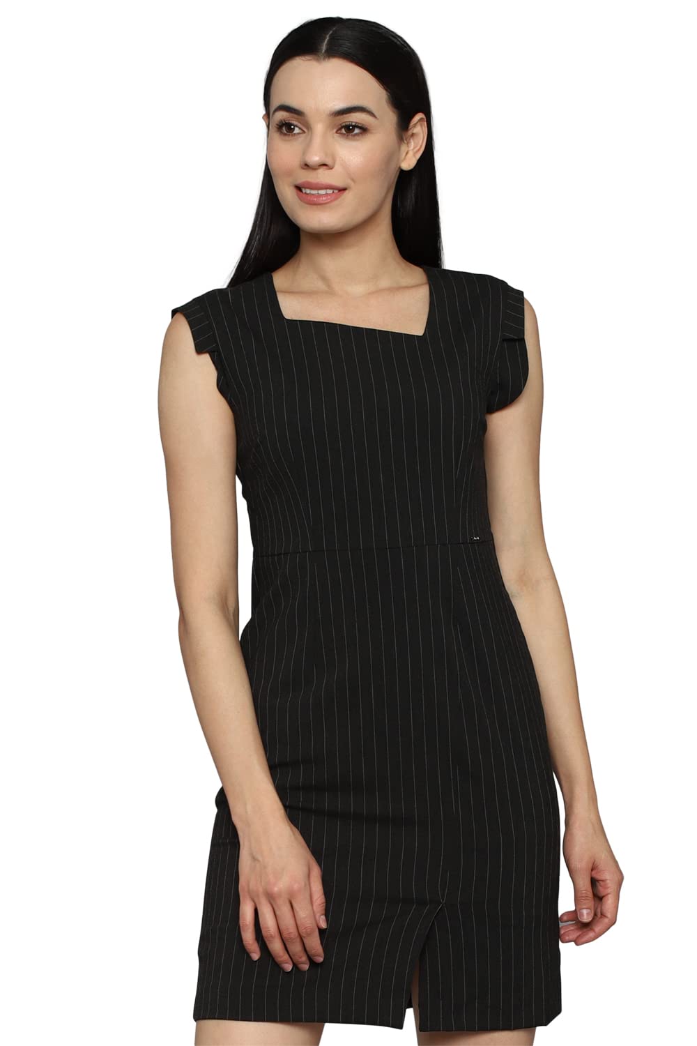Allen Solly Women Striped Polyester Jumpsuit