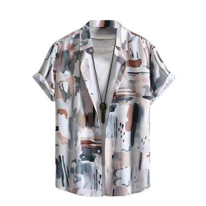 Funky Rich Regular Fit Shirt For Men | Half Sleeve Lycra Shirt | Casual Shirt For Men | Trendy Printed Shirt Design | Lycra Fabr
