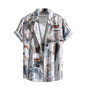 Funky Rich Regular Fit Shirt For Men | Half Sleeve Lycra Shirt | Casual Shirt For Men | Trendy Printed Shirt Design | Lycra Fabr