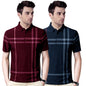 Nobel Monk MenS Regular Fit Polo T Shirt |Half Sleeves |Collar Tshirts |Casual T-Shirt For Men