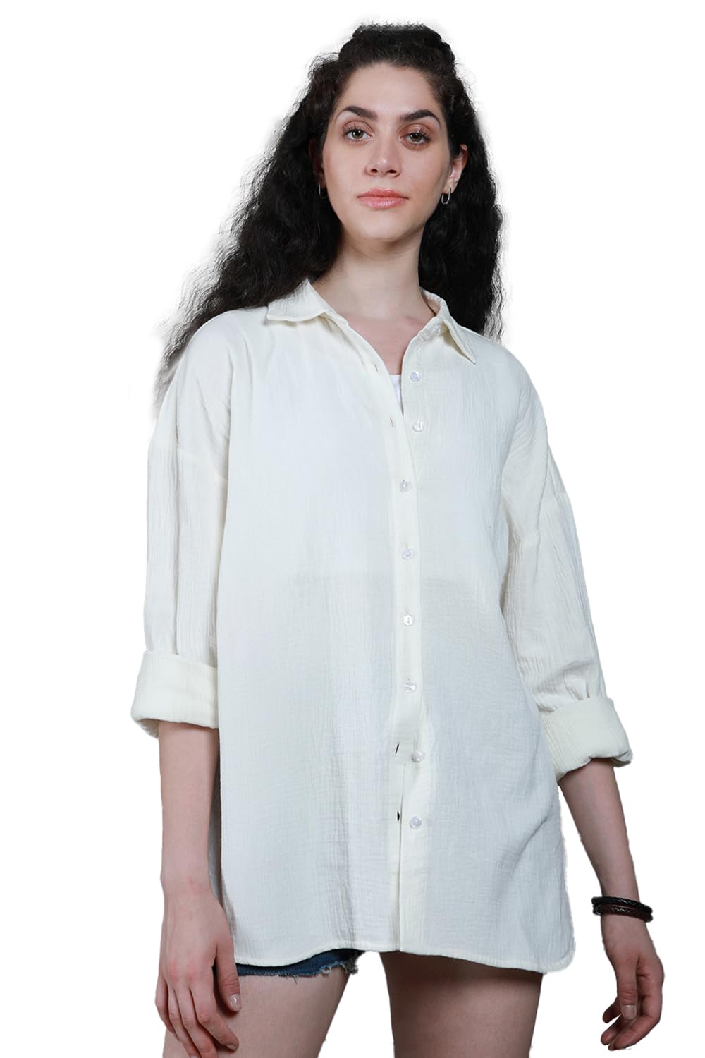 High Star WomenS Regular Fit Shirt (Hswshs2422_Yellow