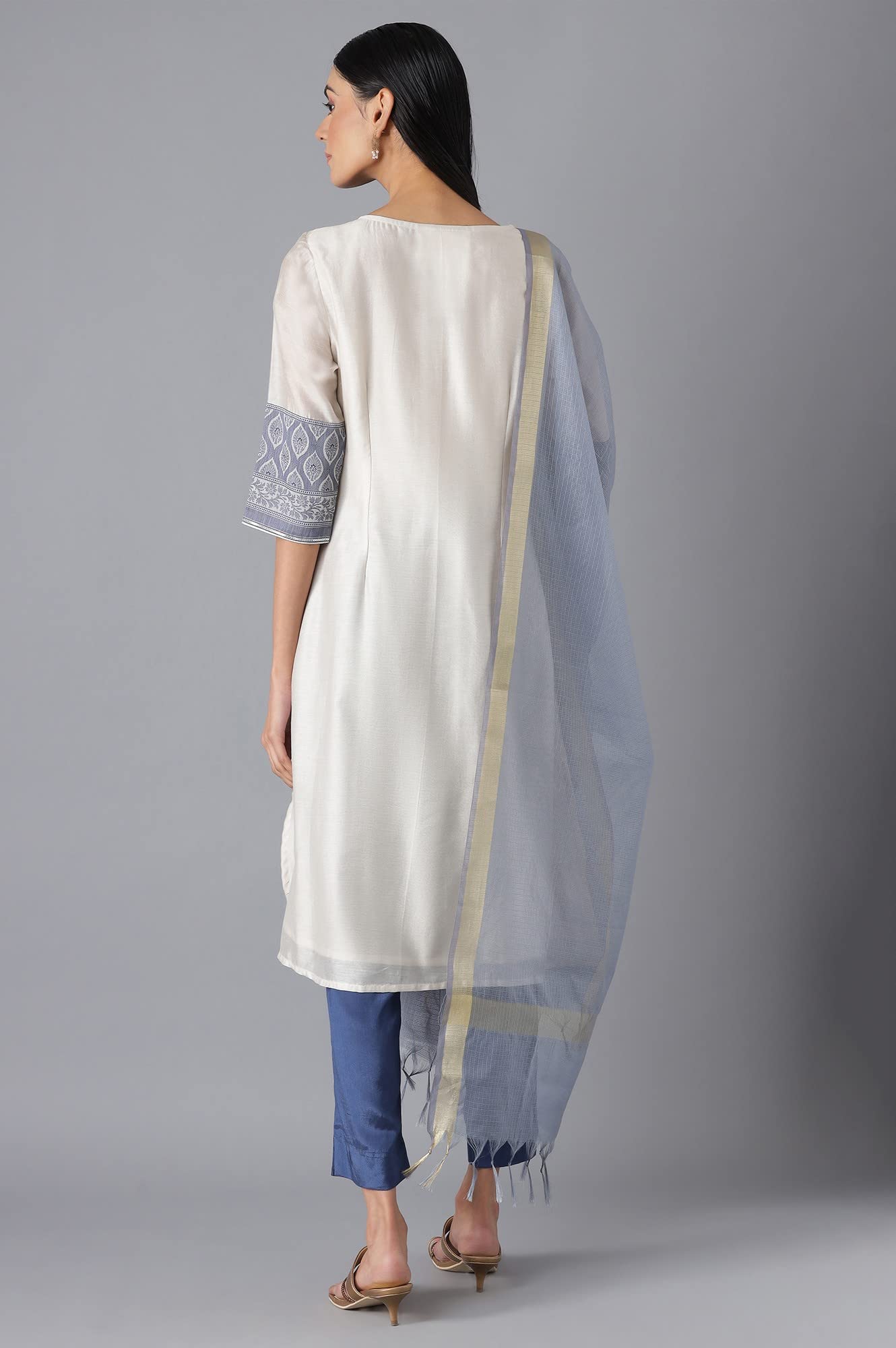Aurelia womens Kurta, Trouser & Dupatta