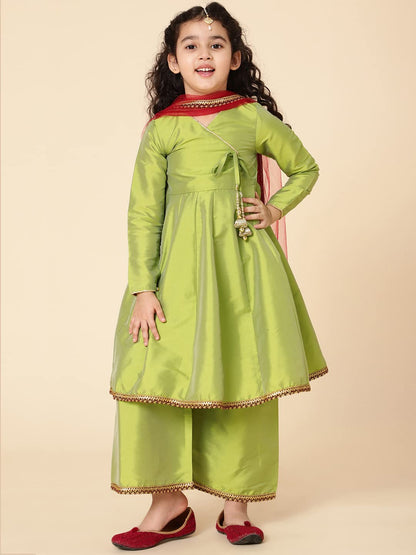 A.T.U.N. (All Things Uber Nice) A.T.U.N. Girls Anarkali Palazzo Set