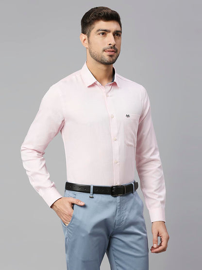 Thomas Scott 100% Cotton Slim Fit Solid Formal Shirts for Mens
