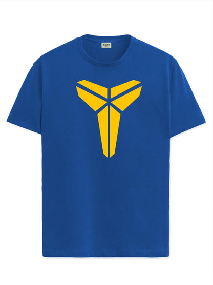 ADRO Mens Printed T Shirt - Premium Cotton Graphic Printed Tshirt - Royal Blue T-Shirt - RN24-TOB-RB