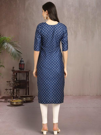 Pinkmint Elegant Printed Crepe KurtiS For WomenS (Pack Of 5)