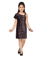 Aarika Girls Pink Color Sequin Work Middi (Md-21960-Pink-36)