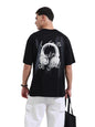 The Indian Garage Co Mens Relaxed Fit Graphic Print Crew Neck Half Sleeves Sweater