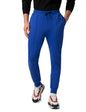 FYLTR Mens Casual Joggers with Pintuck Design - Elasticated Waist with Drawstring | Welt Back Pocket | Solid Color