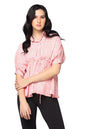 Leriya Fashion Tops For Women || Rayon Zig Zag Printed Tops For Women || Collared Neck || Casual Tops For Women || Front Plated