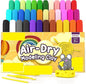Eclet (Pack of 12) Air Dry Clay, Colorful Children Soft Clay, Creative Art Crafts, Gifts for Kids-Multi Color. Non-Toxic Modelin