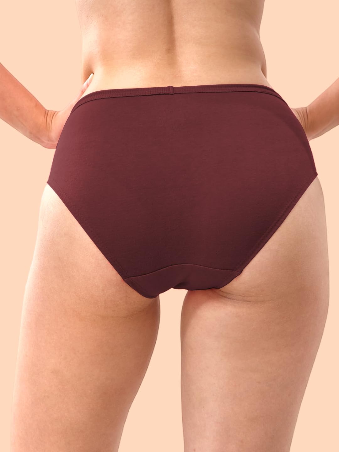 Lyra Pack Of 6 Plain Hipster Panties Multicolour