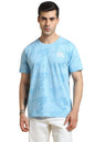 Dennis Lingo MenS Slim Fit Blue T-Shirt