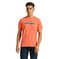 Orange Graphic Printed Short Sleeve T-Shirt